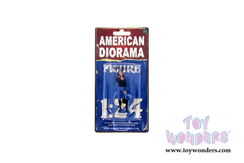 American Diorama Figurine - Ladies Night Lindsay Figure (1/24 scale, Blue/Black) 38296