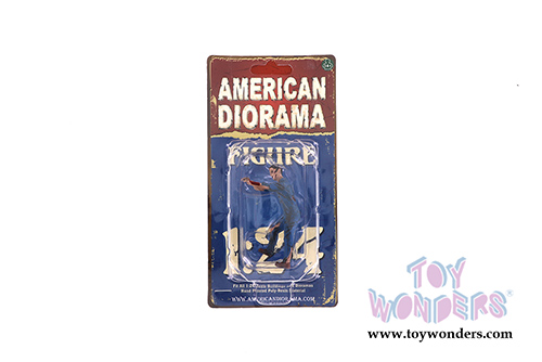 American Diorama Figurine - Zombie Mechanic IV (1/24 scale, Blue) 38300