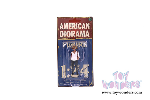 American Diorama Figurine - Partygoers Figure III (1/24  scale, Gray/White) 38323