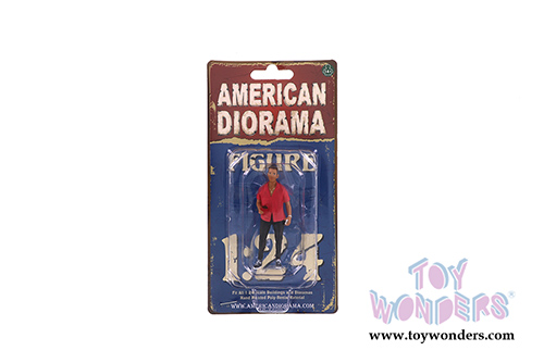 American Diorama Figurine - Partygoers Figure VI (1/24  scale, Black/Pink) 38326