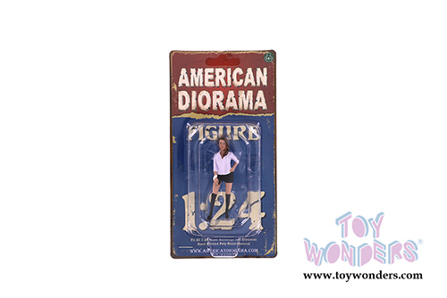 American Diorama Figurine - Partygoers Figure VII (1/24  scale, Black/White) 38327