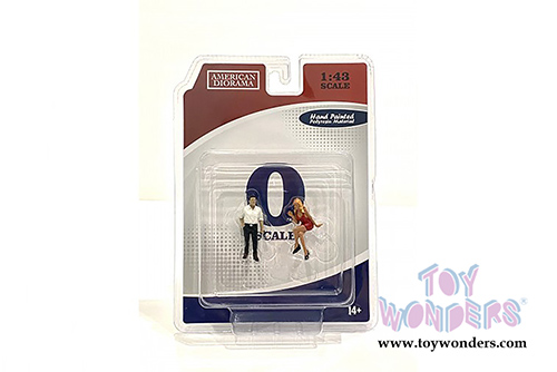 American Diorama Figurine - 70's Style Figures Set II (1/43 scale, Asstd.) 38352