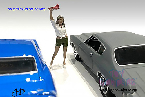 American Diorama Figurine - 70's Style Figures Set IV (1/43 scale, Asstd.) 38354