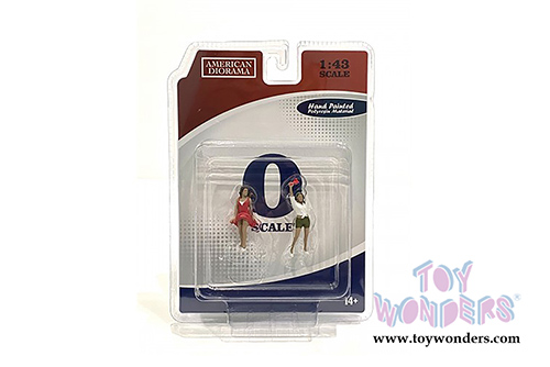 American Diorama Figurine - 70's Style Figures Set IV (1/43 scale, Asstd.) 38354