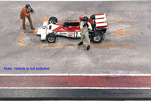 American Diorama Figurine - Race Day Metal Figures Set 2 (1/43 scale, Asstd.) 38360
