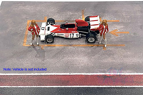 American Diorama Figurine - Race Day Metal Figures Set 6 (1/43 scale, Asstd.) 38364