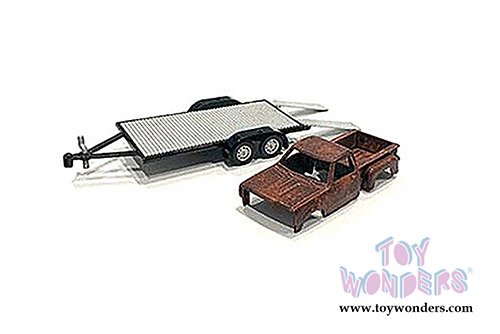 American Diorama/Mijo Exclusives - Haul N Go 2 Set (3 pc. set, 1/64 scale diecast metal, Asstd.) 38378MJ
