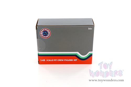 American Diorama Figurines - Formula One F1 Pit Crew Team Red Set III (1/43 scale, Red) 38388