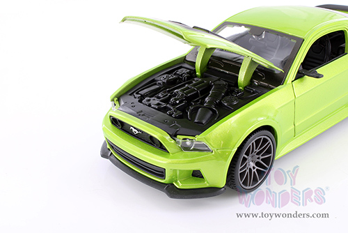Showcasts® Collectibles - Ford Mustang Street Racer Hardtop (2014, 1/24 scale diecast model car, Green) 38506GN MAP: $22.99