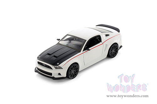 Showcasts® Collectibles - Ford Mustang Street Racer Hardtop (2014, 1/24 scale diecast model car, White) 38506W MAP: $22.99