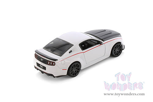 Showcasts® Collectibles - Ford Mustang Street Racer Hardtop (2014, 1/24 scale diecast model car, White) 38506W MAP: $22.99