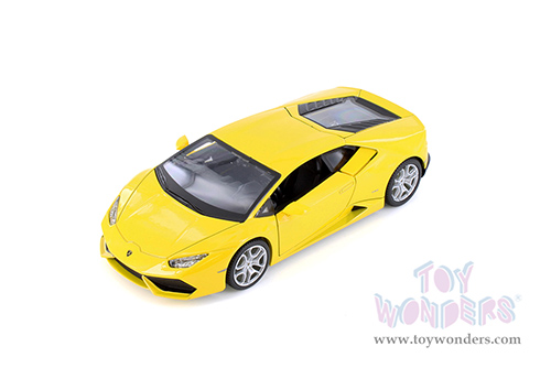 Showcasts® Collectibles - Lamborghini Huracán LP 610-4 (1/24 scale diecast model car, Yellow) 38509YL MAP: $22.99