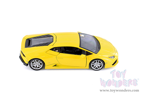 Showcasts® Collectibles - Lamborghini Huracán LP 610-4 (1/24 scale diecast model car, Yellow) 38509YL MAP: $22.99