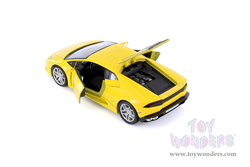 Showcasts® Collectibles - Lamborghini Huracán LP 610-4 (1/24 scale diecast model car, Yellow) 38509YL MAP: $22.99