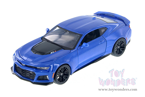 Showcasts® Collectibles - Chevrolet® Camaro® ZL1 Hardtop (2017, 1/24 scale die cast model car, Blue) 38512BU MAP: $22.99
