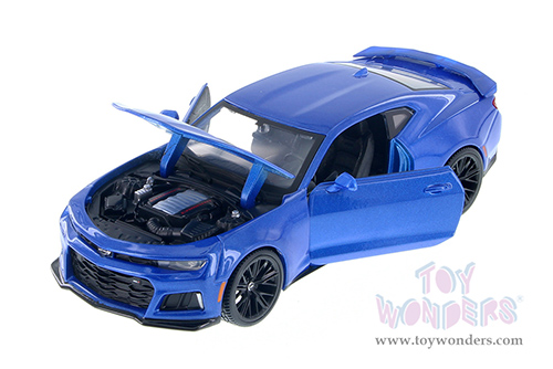 Showcasts® Collectibles - Chevrolet® Camaro® ZL1 Hardtop (2017, 1/24 scale die cast model car, Blue) 38512BU MAP: $22.99