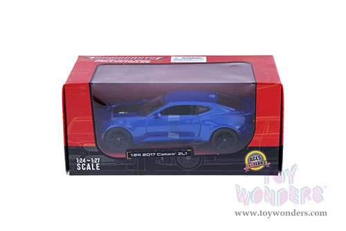 Showcasts® Collectibles - Chevrolet® Camaro® ZL1 Hardtop (2017, 1/24 scale die cast model car, Blue) 38512BU MAP: $22.99