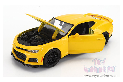 Showcasts® Collectibles - Chevrolet® Camaro® ZL1 Hardtop (2017, 1/24 scale die cast model car, Yellow) 38512YL MAP: $22.99