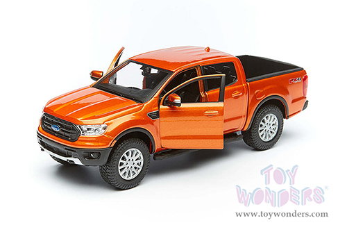 Showcasts® Collectibles - Ford Ranger Pickup Truck (2019, 1/27 scale die cast model car, Orange) 38521R MAP: $22.99