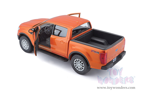 Showcasts® Collectibles - Ford Ranger Pickup Truck (2019, 1/27 scale die cast model car, Orange) 38521R MAP: $22.99