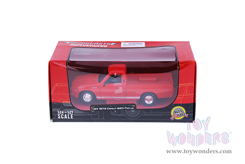 Showcasts® Collectibles - Datsun 620 Pickup Truck (1973, 1/24 scale diecast model car, Red) 38522R MAP: $22.99