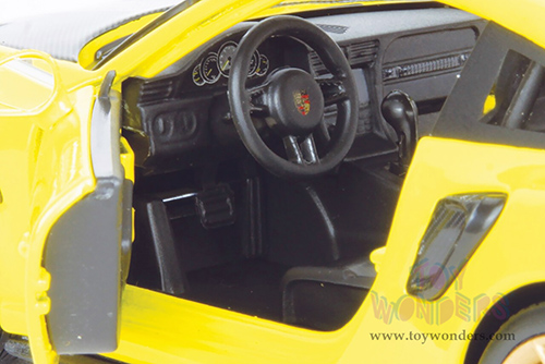 Showcasts® Collectibles - Porsche 911 GT2 RS Hardtop (2018, 1/24 scale diecast model car, Yellow/Black) 38523YL MAP: $22.99