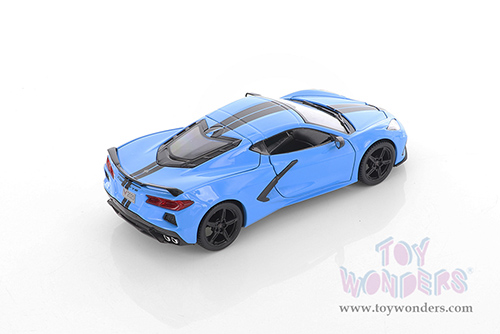 Showcasts® Collectibles - Chevrolet® Corvette® Stingray Coupe Z51 Hardtop (2020, 1/24 scale diecast model car, Blue) 38527BU MAP: $22.99