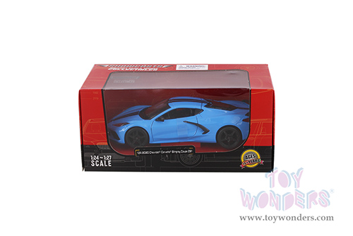 Showcasts® Collectibles - Chevrolet® Corvette® Stingray Coupe Z51 Hardtop (2020, 1/24 scale diecast model car, Blue) 38527BU MAP: $22.99