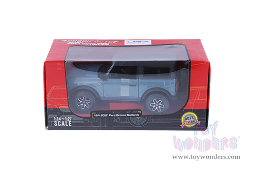 Showcasts® Collectibles - Ford Bronco Badlands (2021, 1/24 scale diecast model car, Area 51 Blue) 38530BU MAP: $22.99