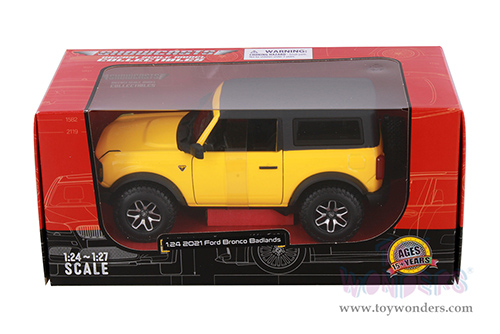 Showcasts® Collectibles - Ford Bronco Badlands (2021, 1/24 scale diecast model car, Yellow) 38530YL MAP: $22.99