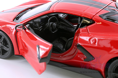 Showcasts®  Collectibles - Chevrolet® Corvette® Stingray Coupe (2020, 1/24 scale diecast model car, Red) 38534R MAP: $22.99
