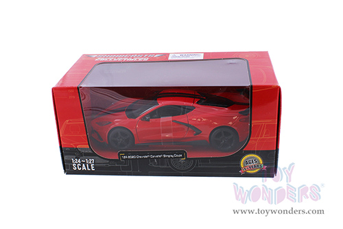 Showcasts®  Collectibles - Chevrolet® Corvette® Stingray Coupe (2020, 1/24 scale diecast model car, Red) 38534R MAP: $22.99