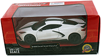 Showcasts®  Collectibles - Chevrolet® Corvette® Stingray Coupe (2020, 1/24 scale diecast model car, White) 38534W MAP: $18.99