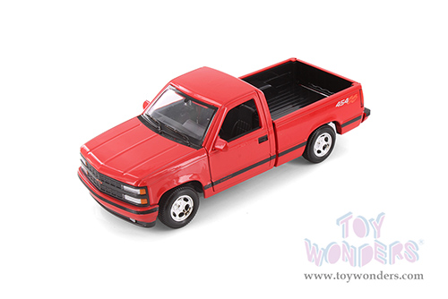 Showcasts® Collectibles - Chevrolet® 454 SS Pickup Truck (1993, 1/24 scale die cast model car, Red) 38901R MAP: $22.99