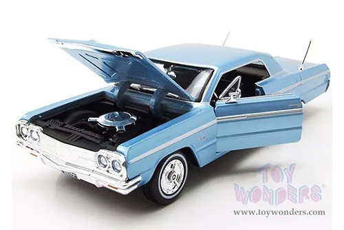 Showcasts® Collectibles - Chevrolet® Impala™ SS™ Hardtop (1964, 1/24 scale diecast model car, Blue) 38908BU MAP: $22.99