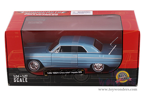 Showcasts® Collectibles - Chevrolet® Impala™ SS™ Hardtop (1964, 1/24 scale diecast model car, Blue) 38908BU MAP: $22.99