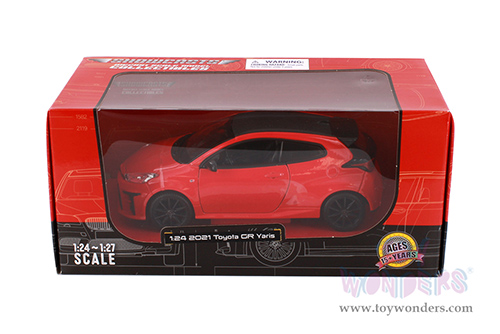 Showcasts® Collectibles - Toyota GR Yaris (2021, 1/24 scale die cast model car, Red) 38909R MAP: $22.99