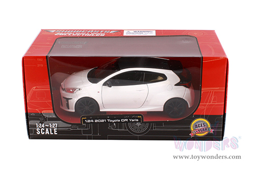 Showcasts® Collectibles - Toyota GR Yaris (2021, 1/24 scale die cast model car, White) 38909WT MAP: $22.99