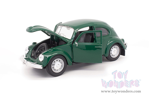 Showcasts® Collectibles - Volkswagen Beetle Hardtop (1973, 1/24 scale diecast model car, Green) 38926GN MAP: $22.99