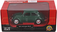 Showcasts® Collectibles - Volkswagen Beetle Hardtop (1973, 1/24 scale diecast model car, Green) 38926GN MAP: $19.99