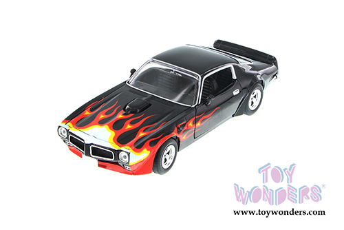 Tomy ERTL - Pontiac Firebird w/ Flames Hard Top (1970, 1/24 scale diecast model car, Black) 39577A
