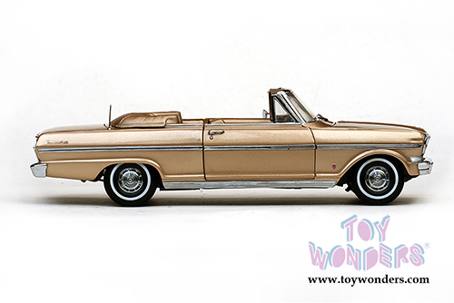 Sun Star USA - Chevrolet Nova Open Convertible (1963, 1/18 scale diecast model car, Saddle Tan) 3975