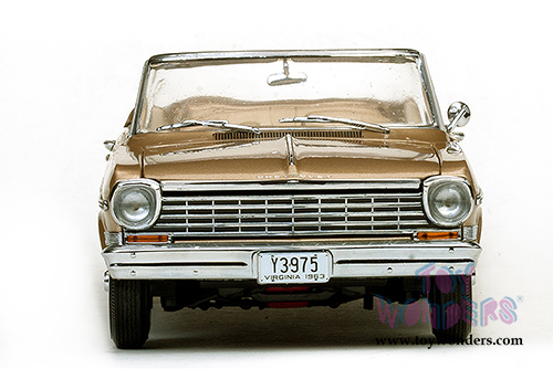 Sun Star USA - Chevrolet Nova Open Convertible (1963, 1/18 scale diecast model car, Saddle Tan) 3975