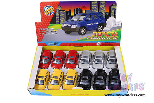 4008D Kinsmart Toyota Harrier Diecast Model Car Display Box Package
