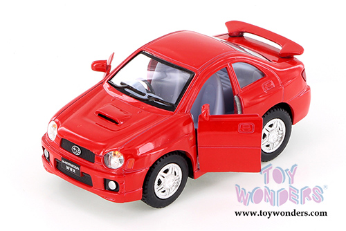 4015D Kinsmart 2002 Subaru Impreza WRX Sedan Red Diecast Model Car