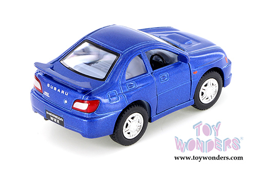 4015D Kinsmart 2002 Subaru Impreza WRX Sedan Blue Diecast Model Car