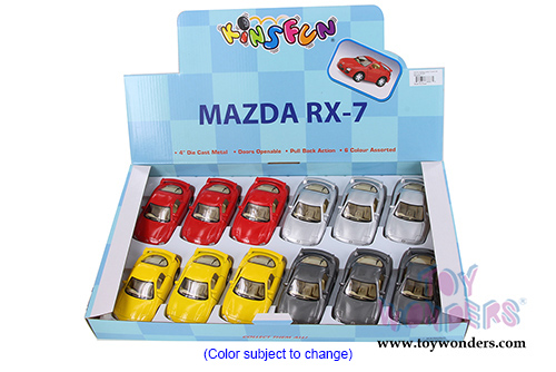 4018D Kinsmart Mazda RX-7 Diecast Model Car Display Box Package