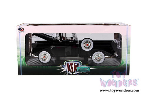 Castline M2 Machines Auto-Trucks Premium - GMC Stepside Truck (1958, 1/24 scale diecast model car, Gloss Black) 40300/50A