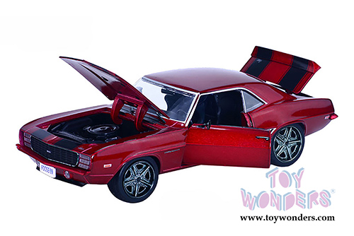 Castline M2 Machines FOOSE Design - Chevy Camaro RS Hard Top (1969, 1/24 scale diecast model car, Red) 40300/52B