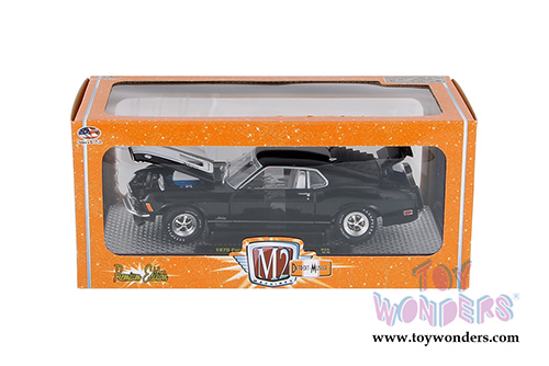 Castline M2 Machines Detroit-Muscles&reg; - Ford Mustang Mach 1 428 Hard Top (1970, 1/24 scale diecast model car, Black) 40300/53C